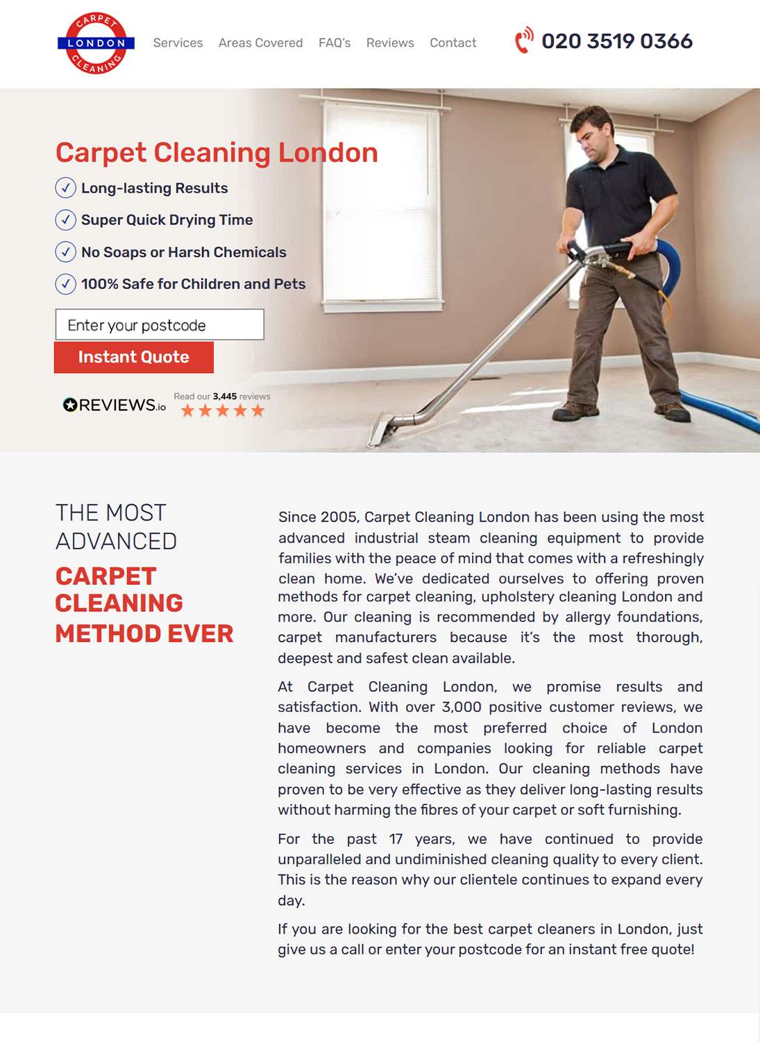Carpet Cleaning London