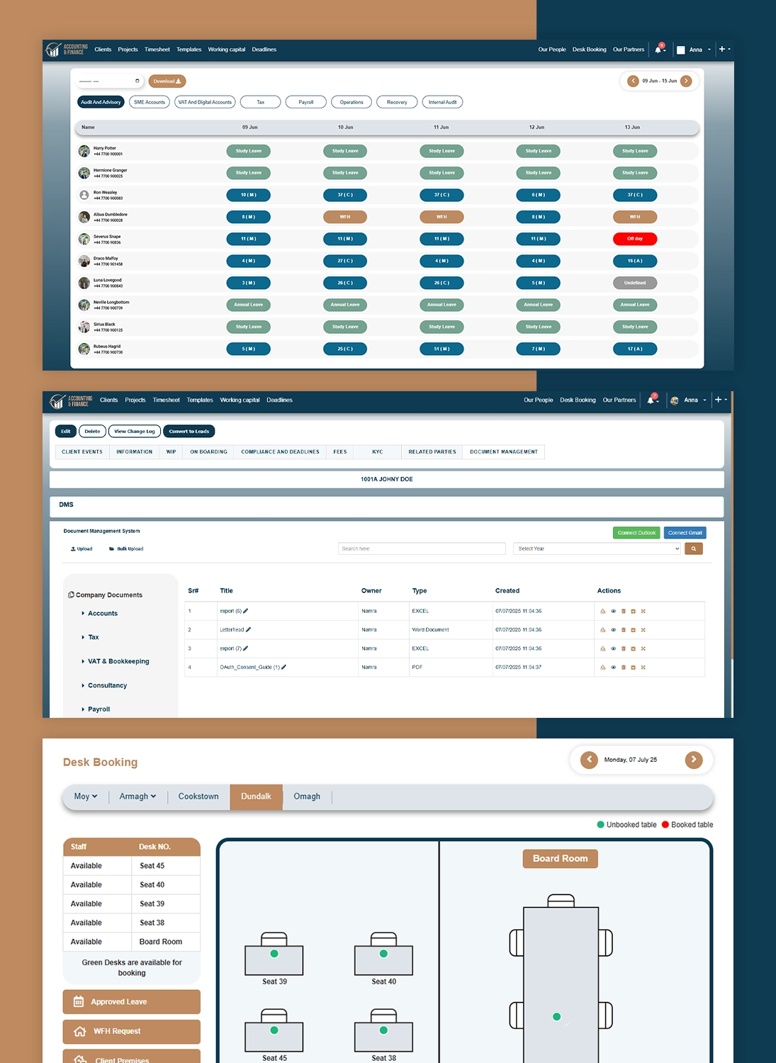 Accounting & Finance CRM