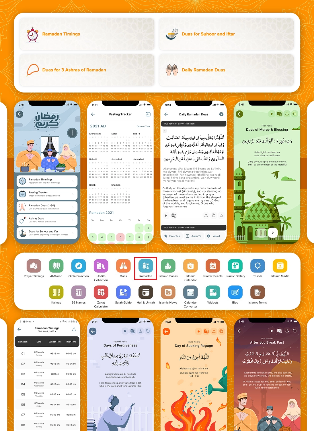 Islamic Fasting Tracker App