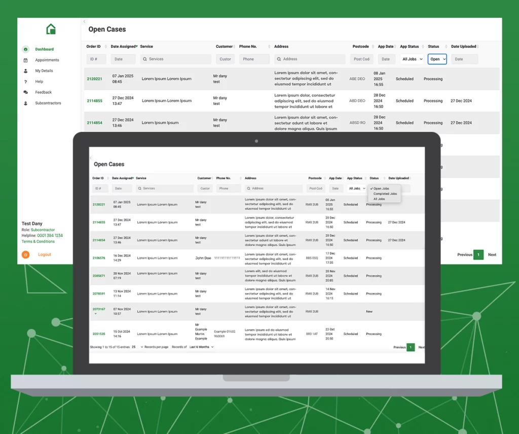 Fieldworkers Custom CRM