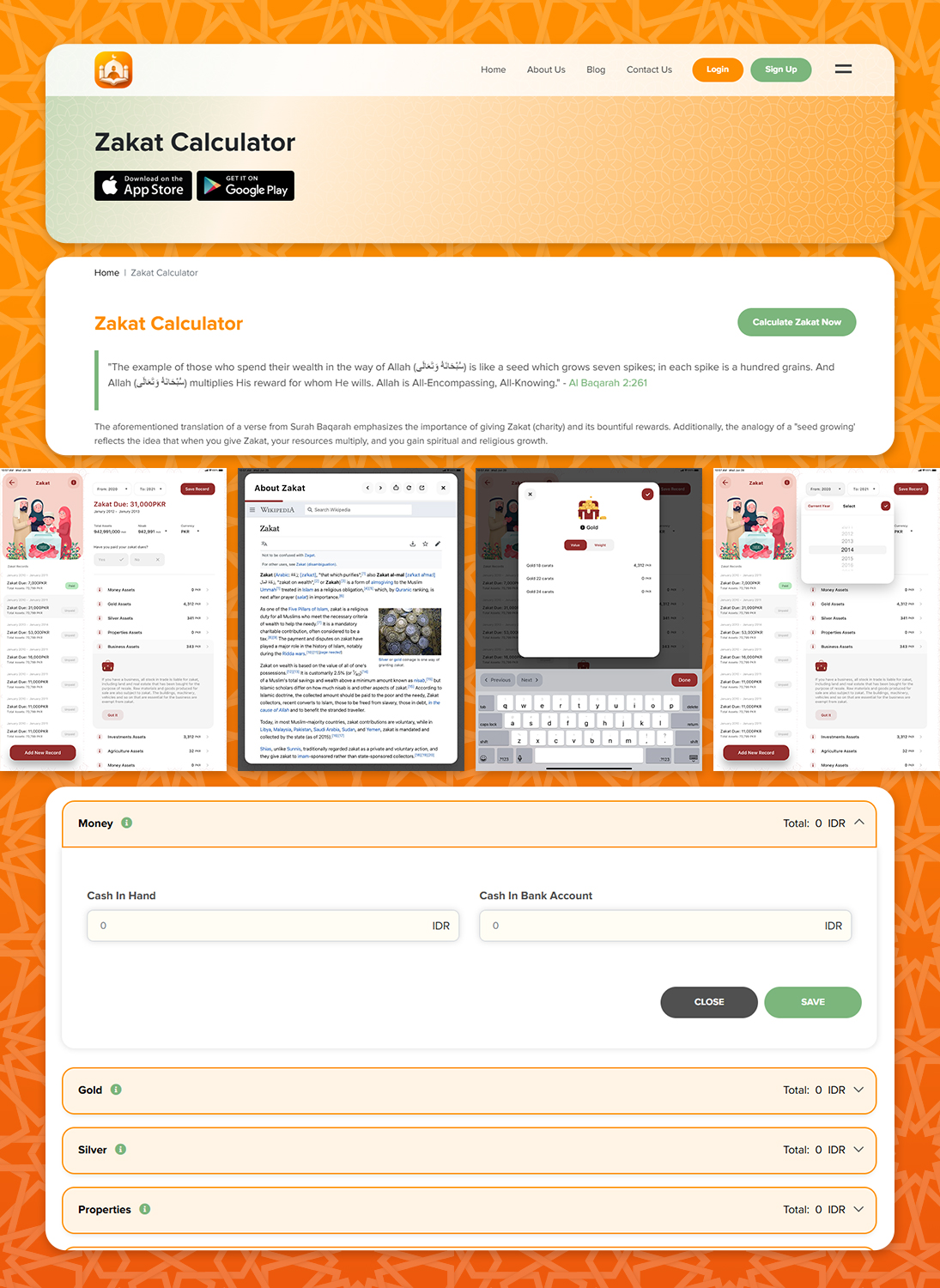 Zakat Calculator App