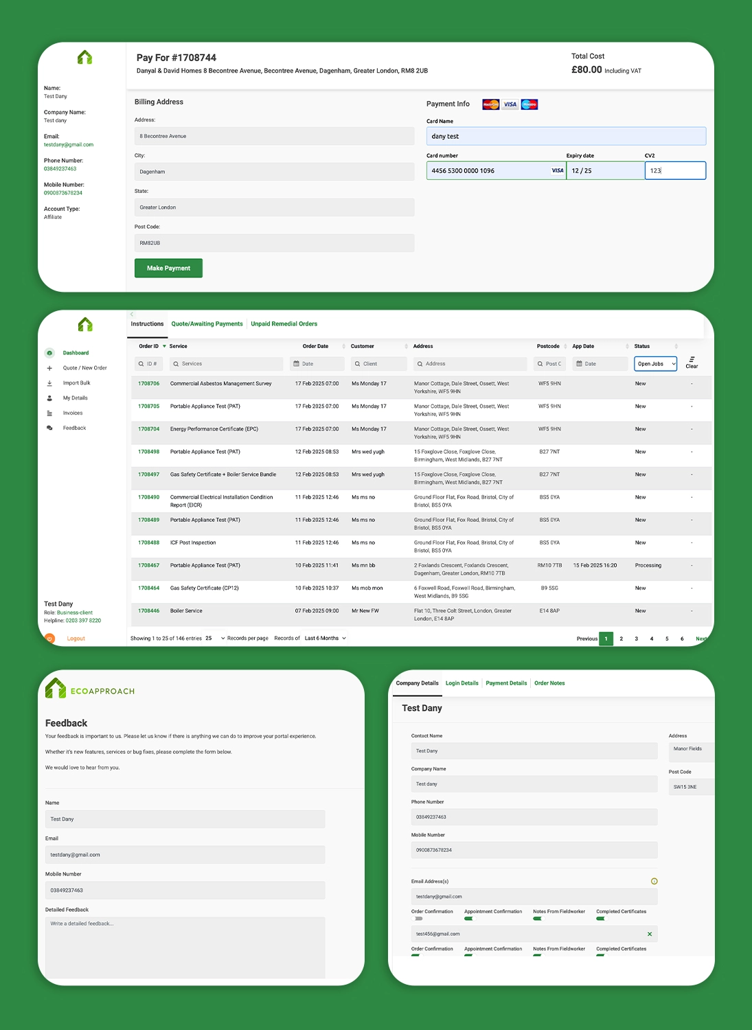 Business Clients CRM