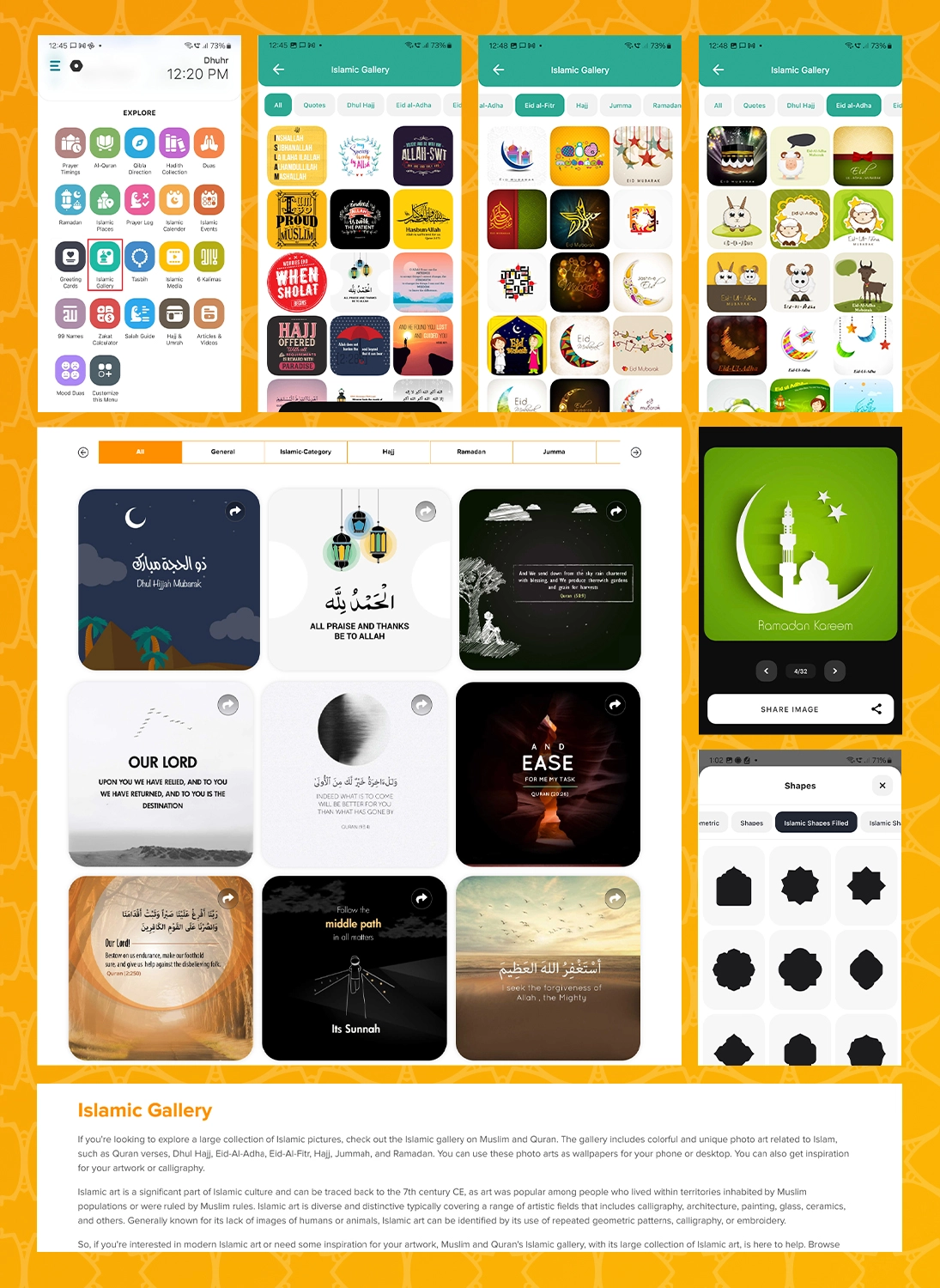 Islamic Gallery App