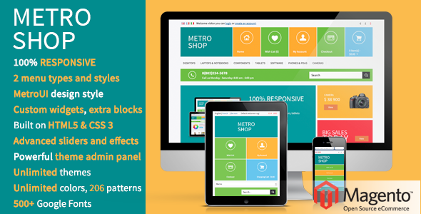 Metroshop Magento Theme