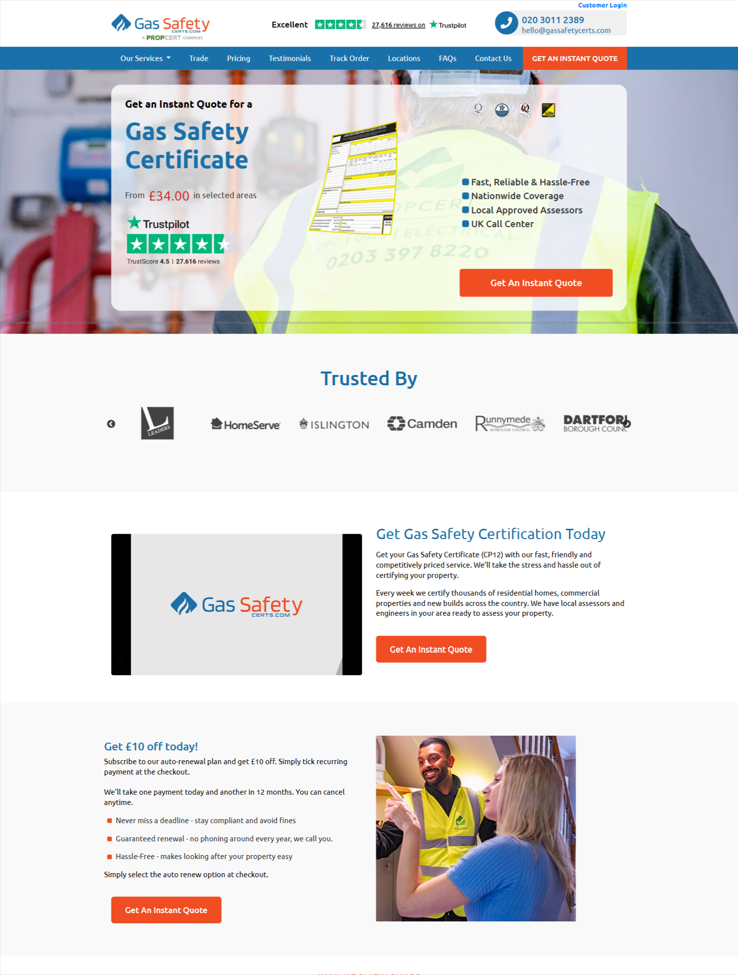 Gas Safety Certs