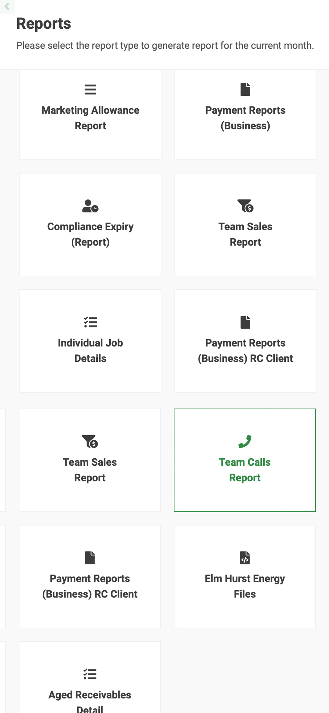 Business Clients CRM